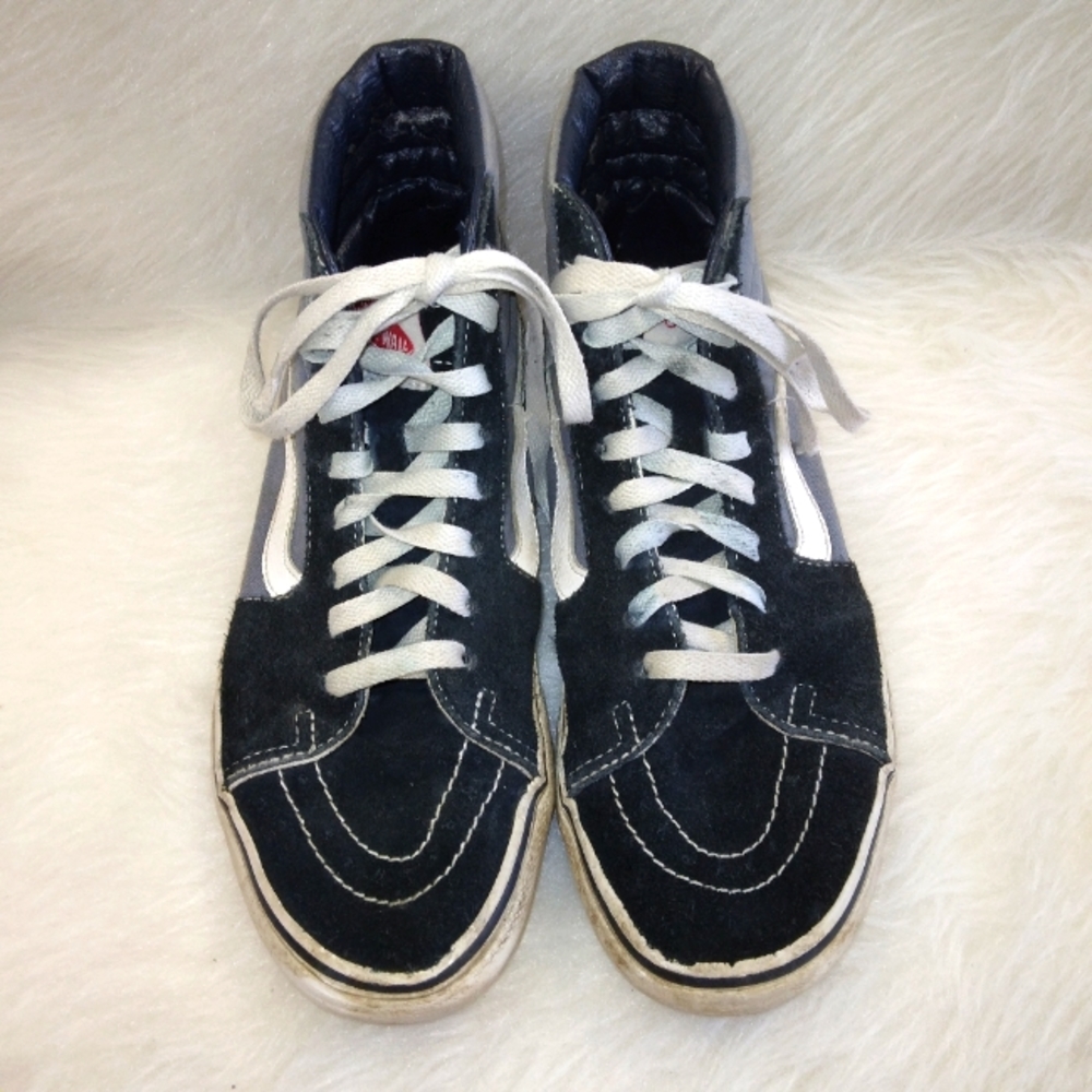 SHOES VANS SK8-HI SHOE, black & gray, men's 7